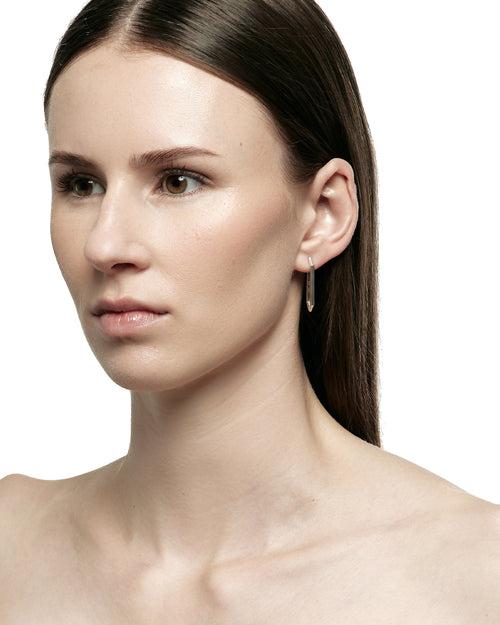 Bone II01 Silver Earring