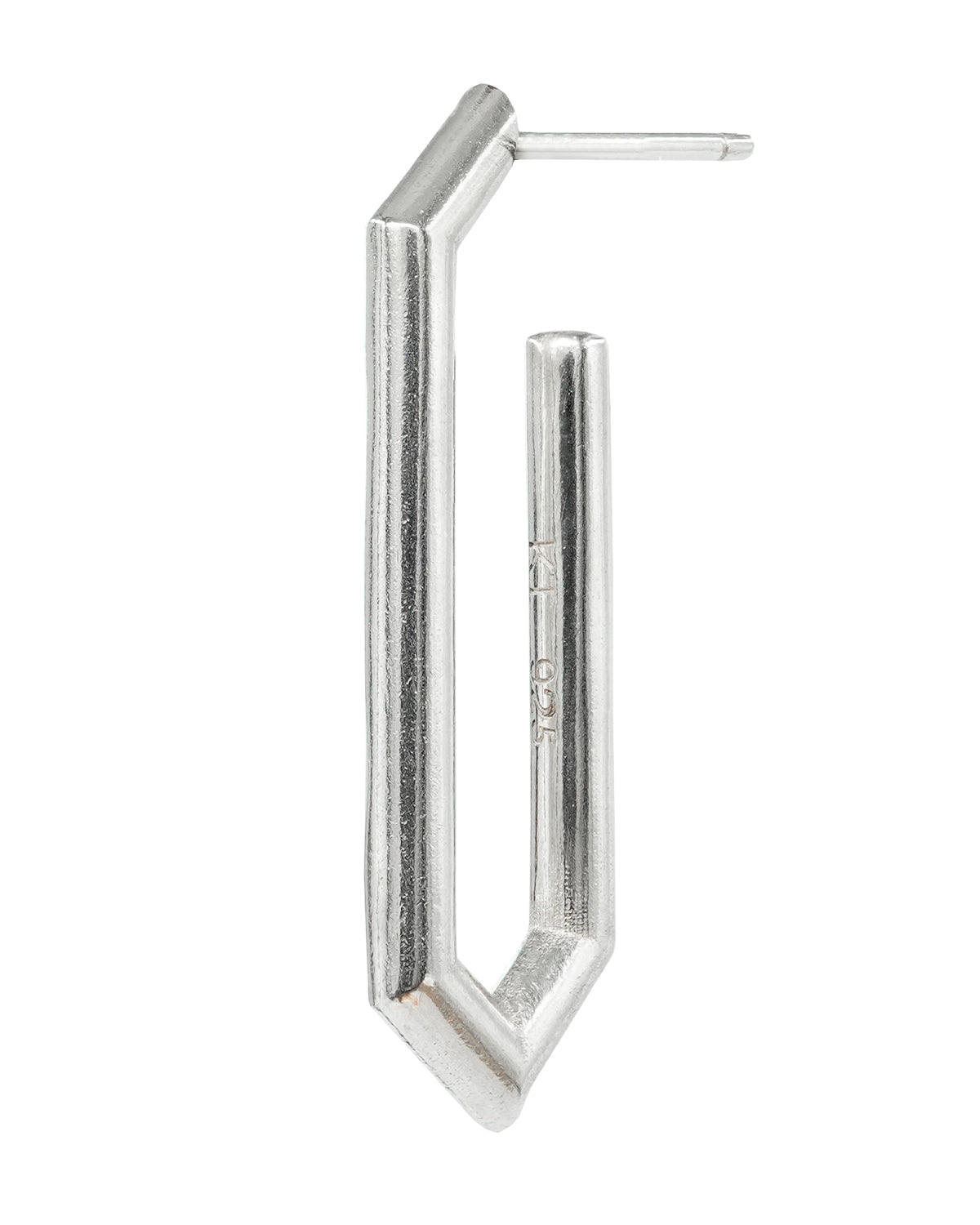 Bone II01 Silver Earring