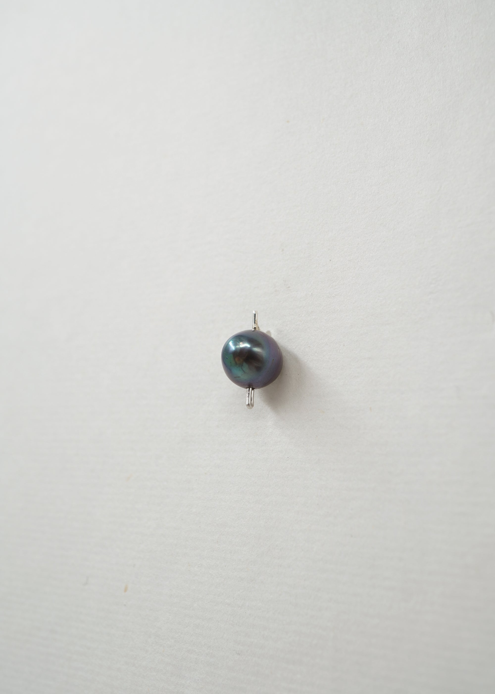 Silver & Pearl Earring- Composition III