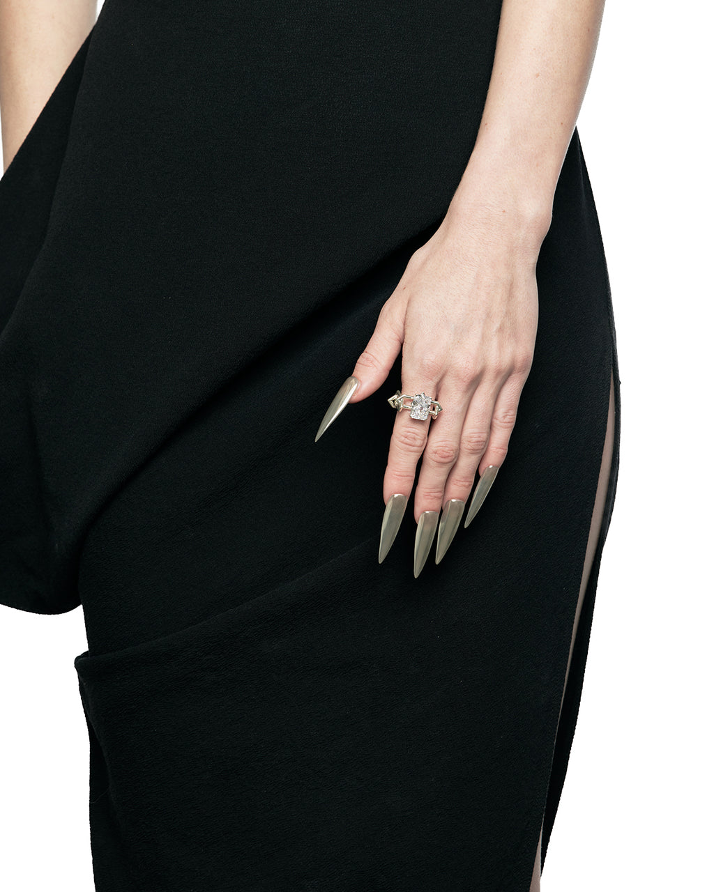 Bone II01 Silver Ring
