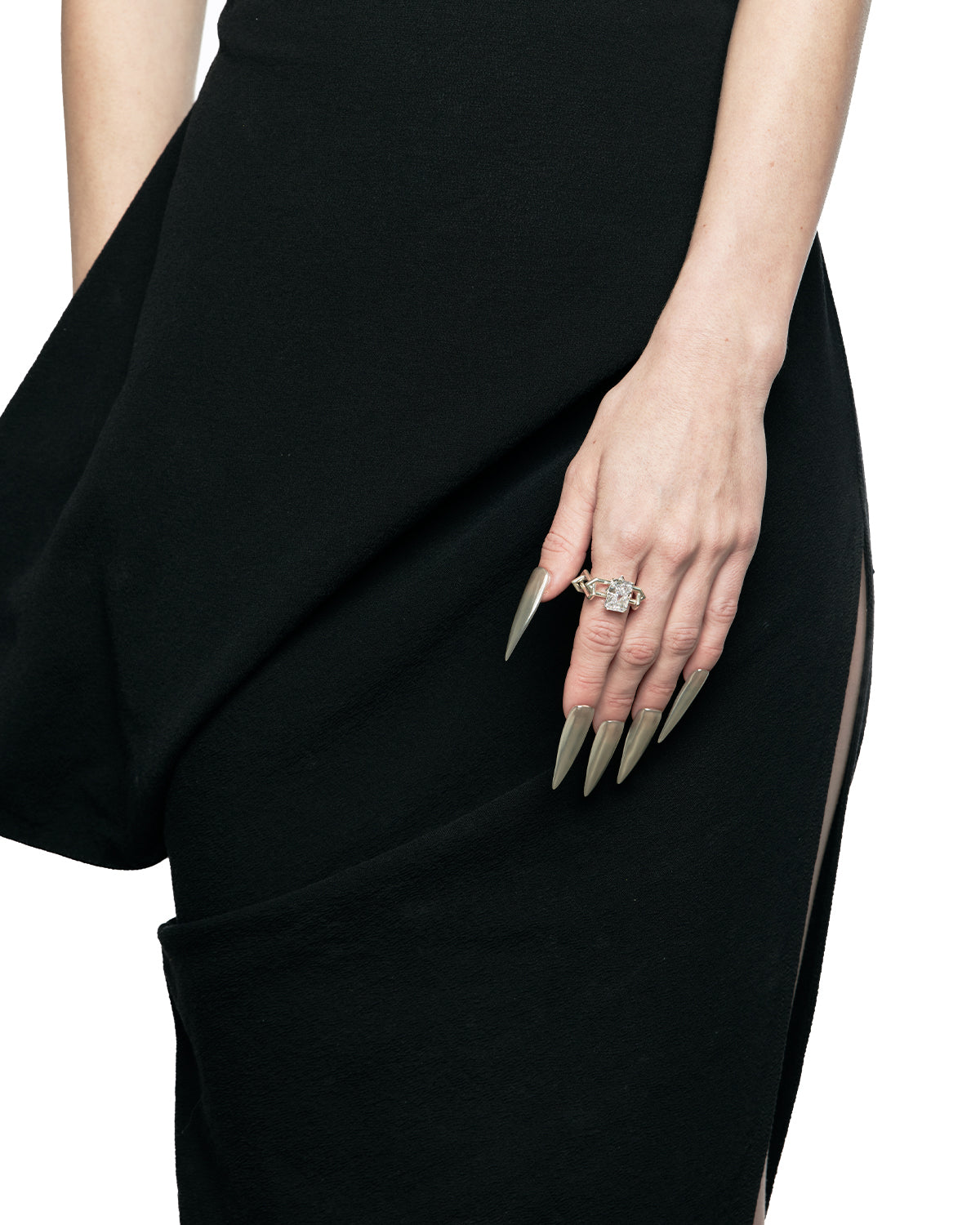 Bone II01 Silver Ring