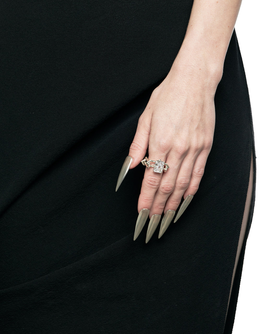 Bone II01 Silver Ring
