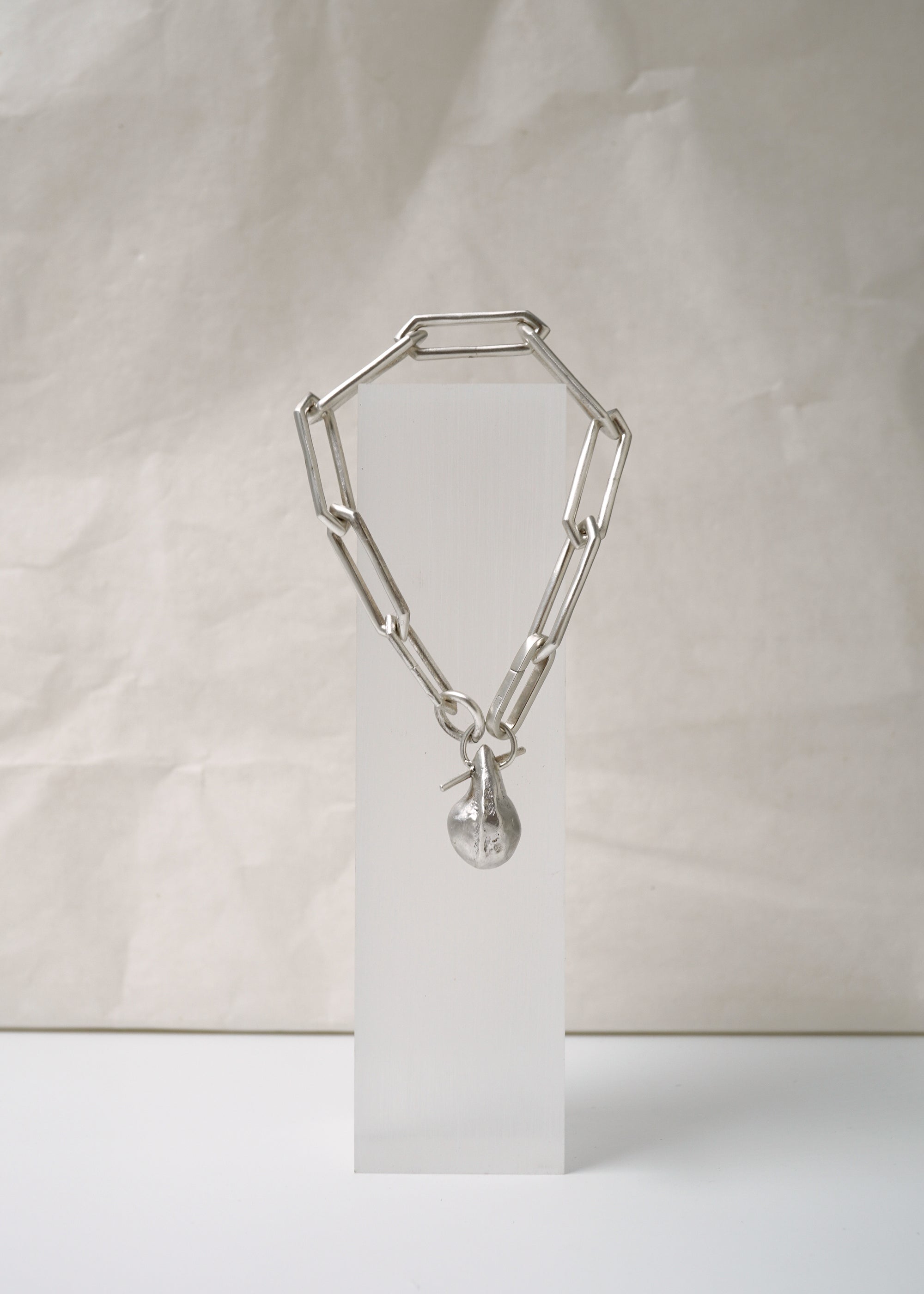 Bracelet- The Heart- Matte Silver