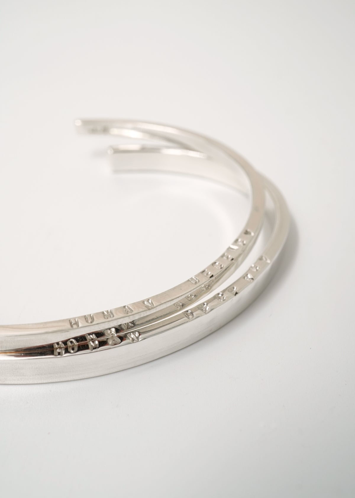 Decency Bangle- Human Decency- Wide