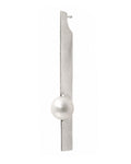 Composition II Silver & Pearl Earring