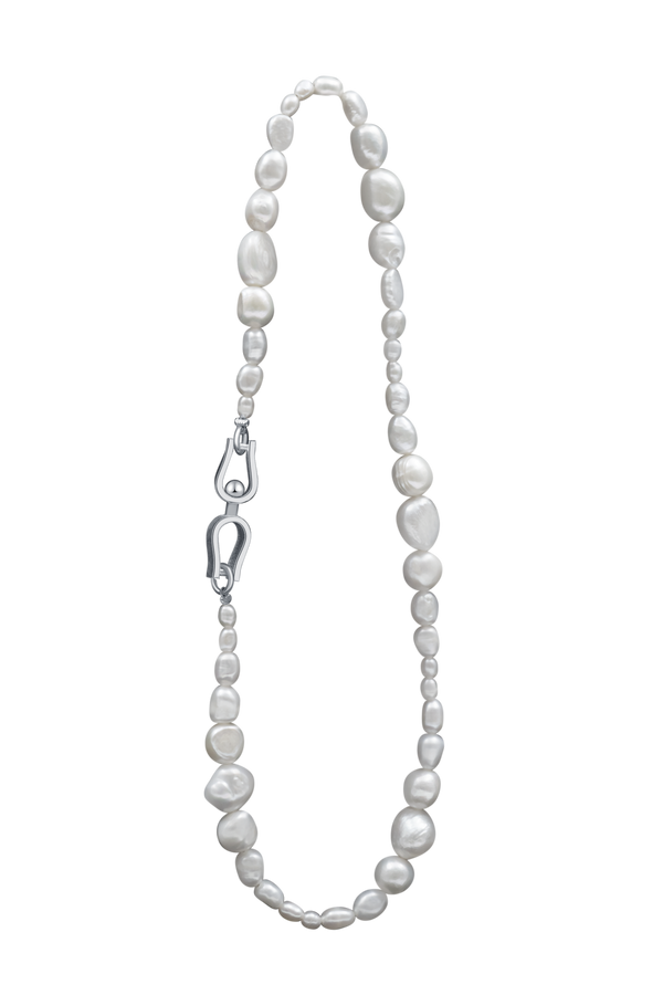 Pearl Necklace- Bone VI - Fine