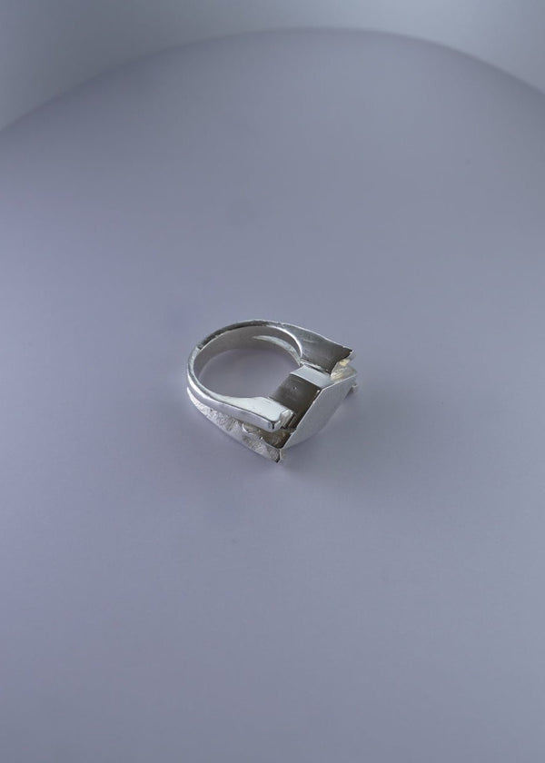 Silver Structural Ring - The X I