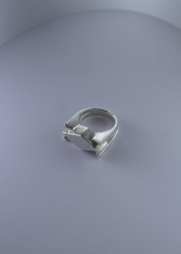 Silver Structural Ring - The X I