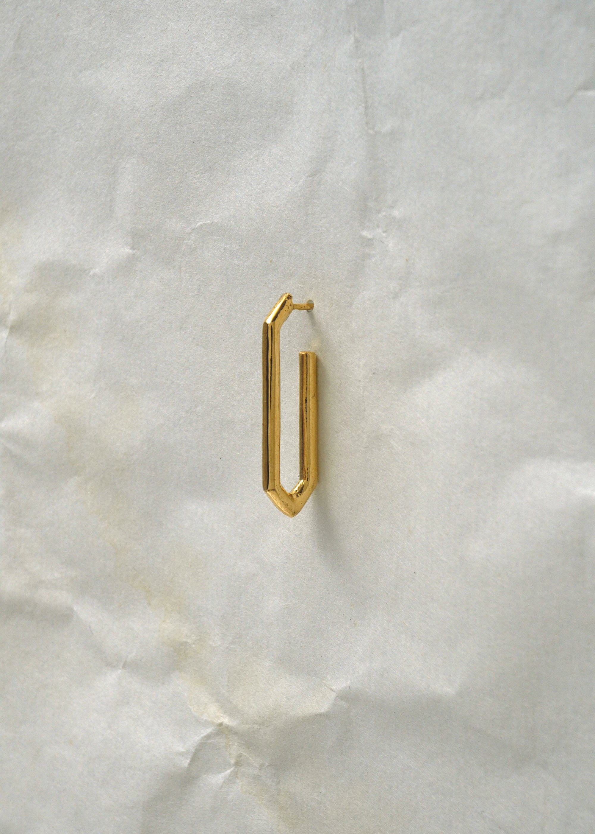 Gold Earring - Bone Bold