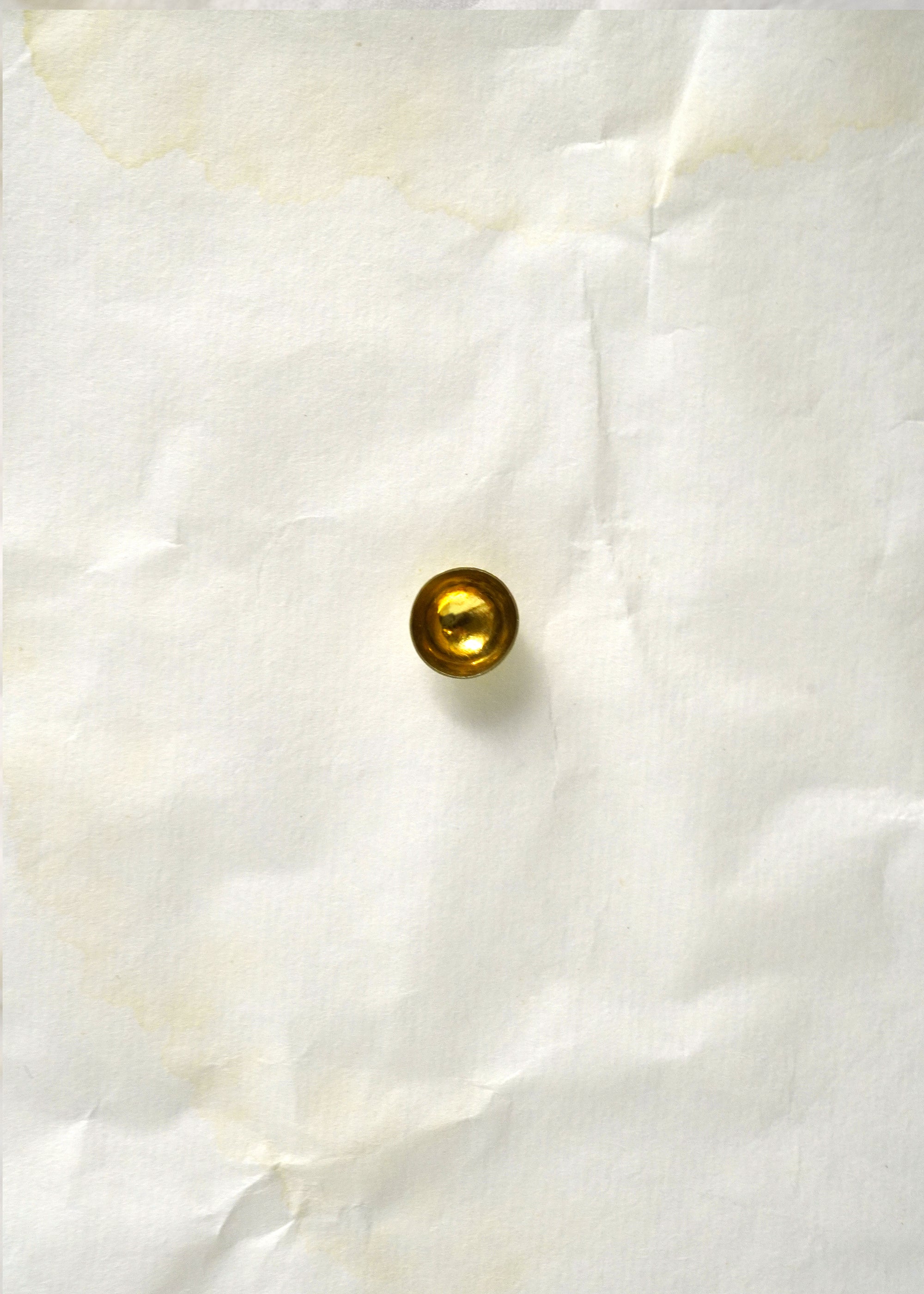 Earring - Dome- Gold