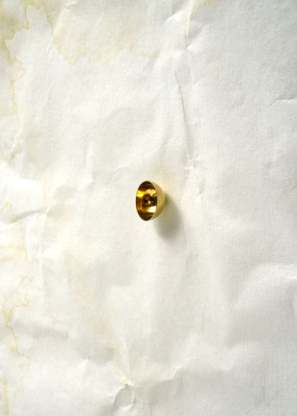 Earring - Dome- Gold