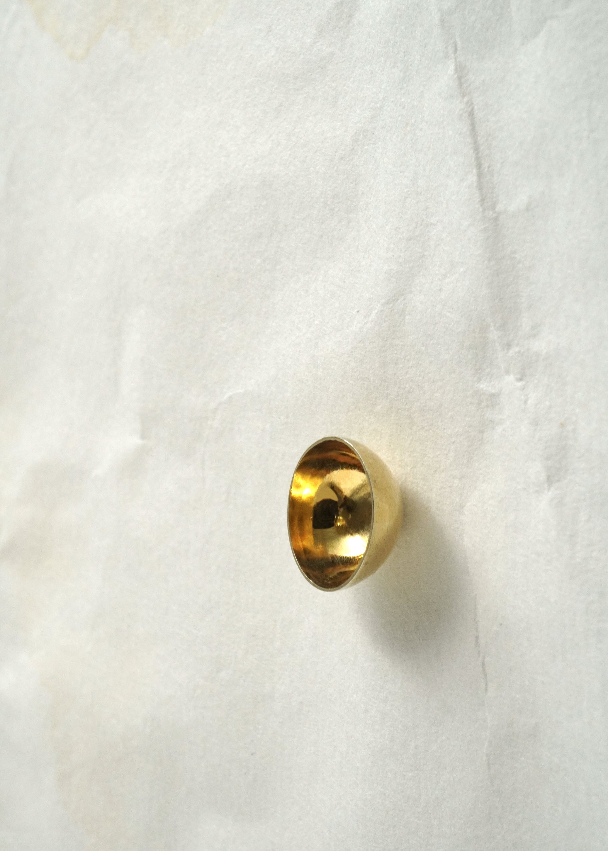 Earring - Dome- Gold