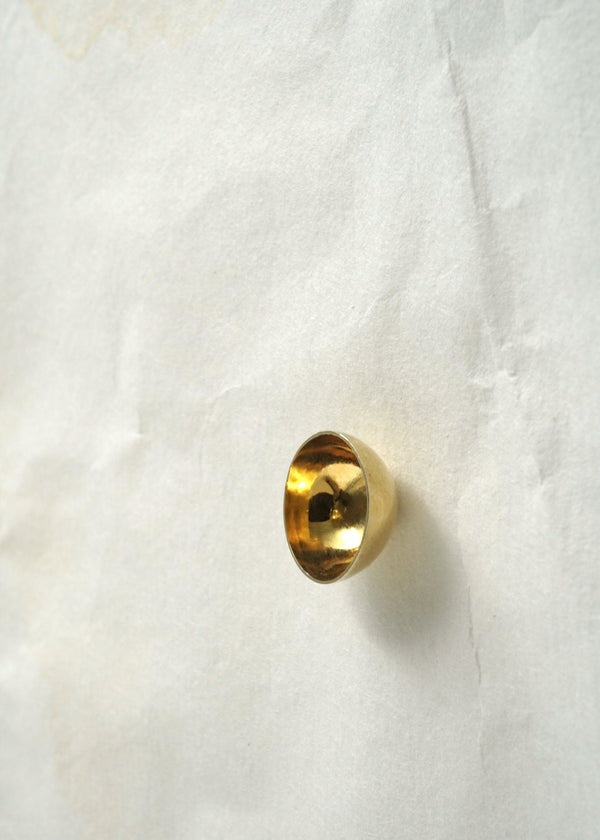 Earring - Dome- Gold
