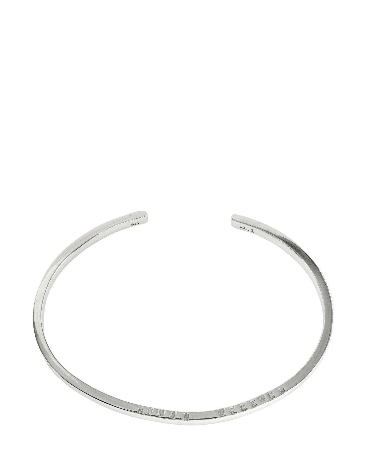 Human Decency Bangle Narrow