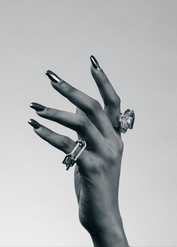 Ring - Bone II02- Silver