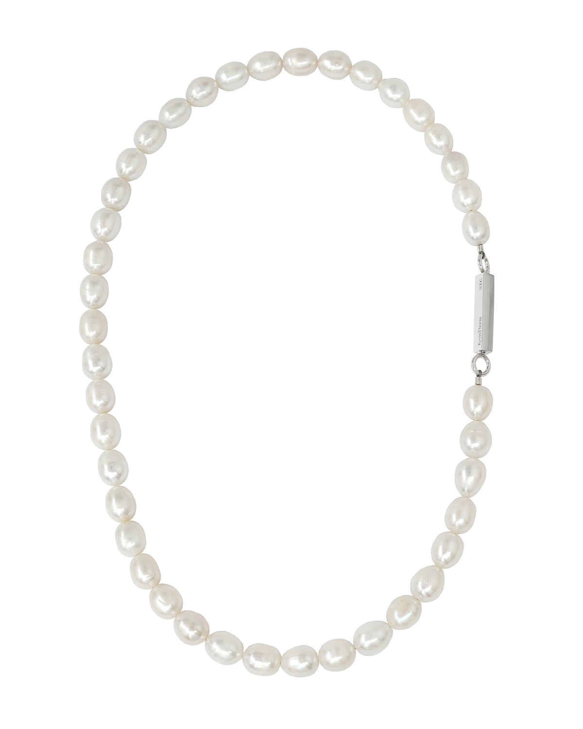 Monolith- Pearl- White Oval