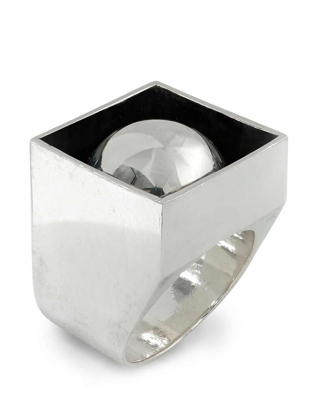 Monumental I Silver Ring