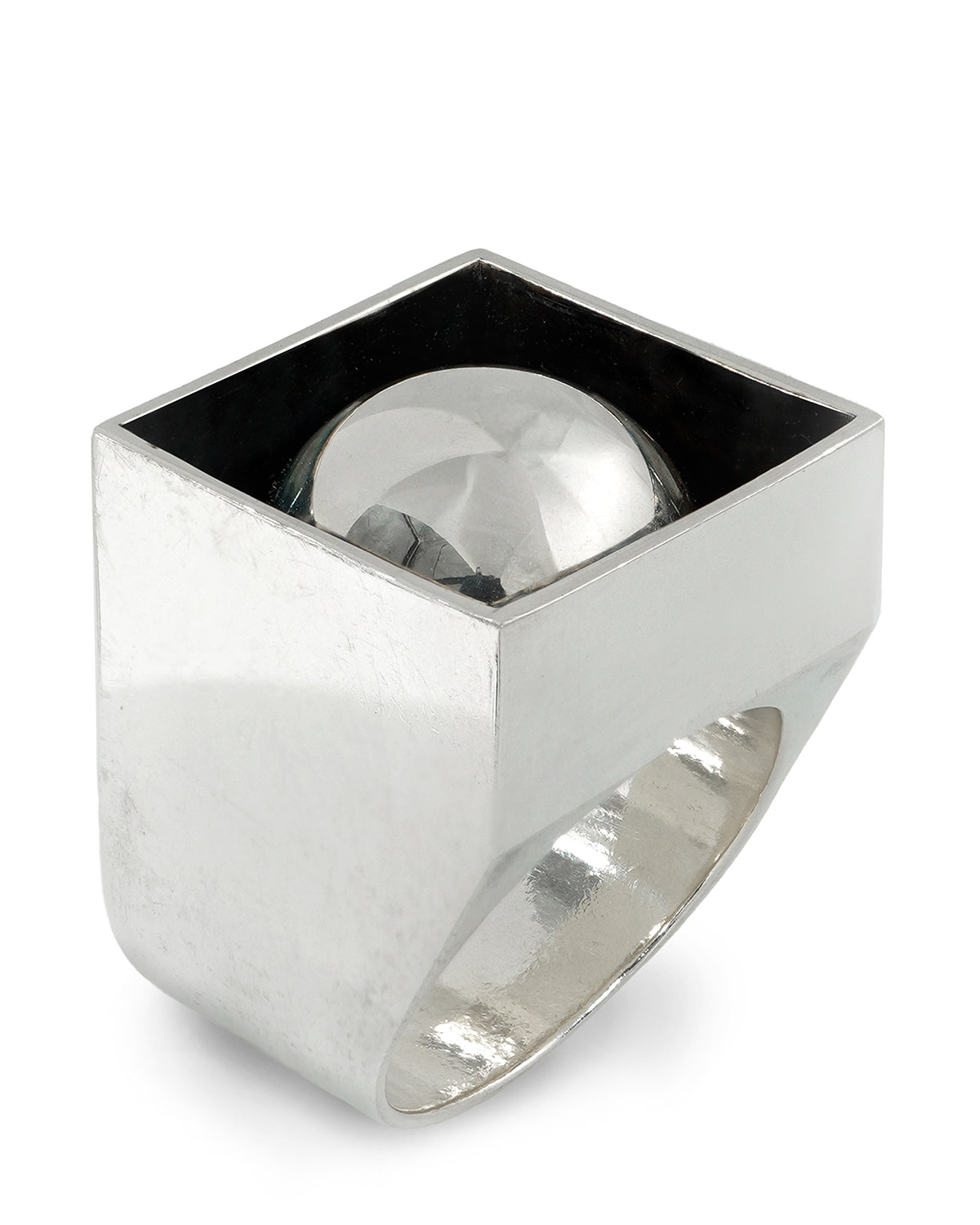 Monumental I Silver Ring