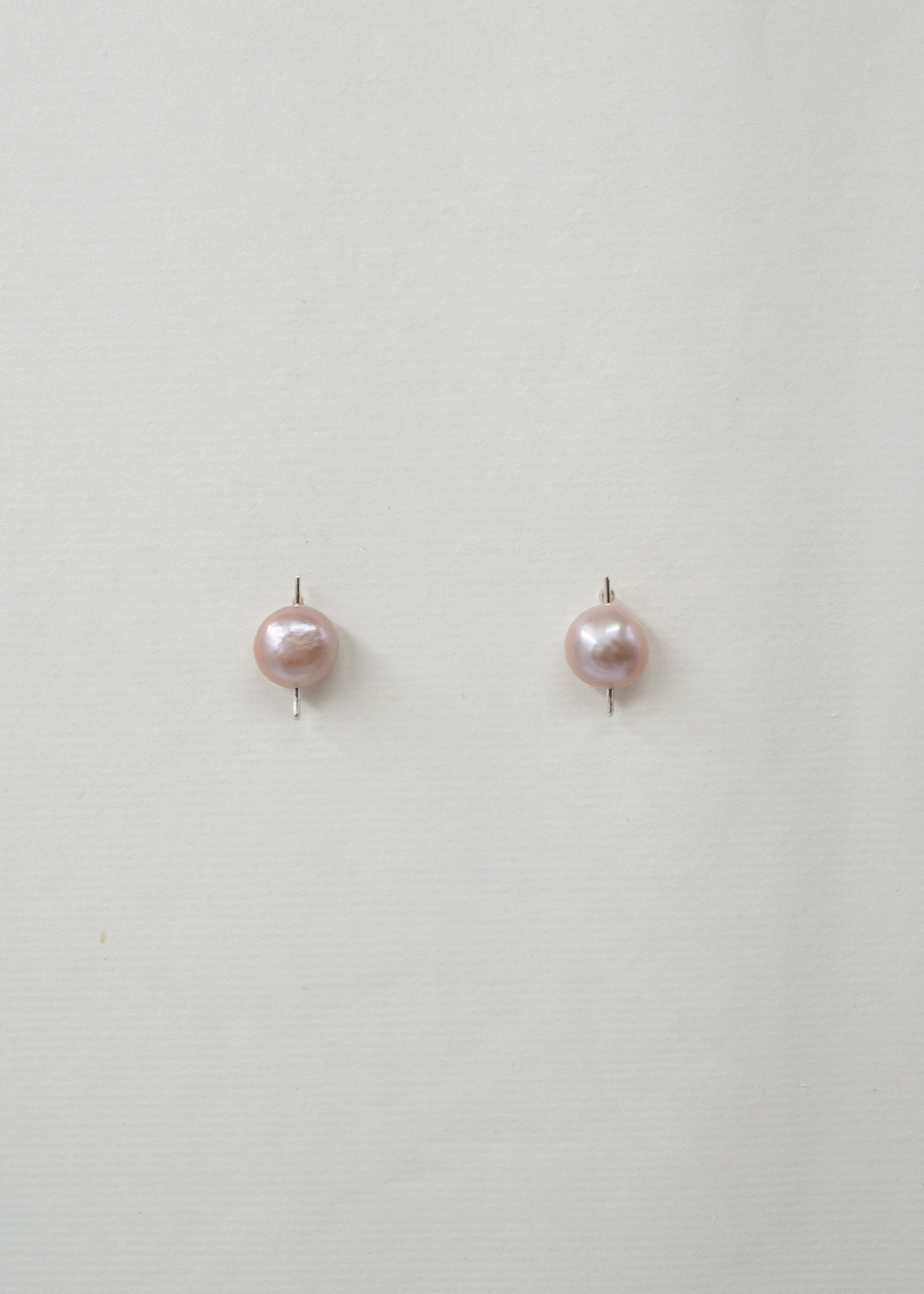 Silver & Pearl Earring- Composition III