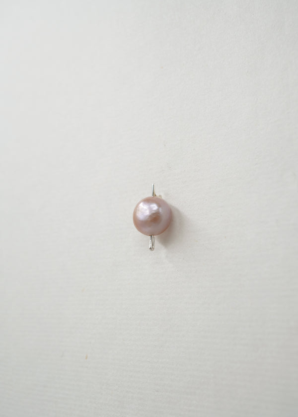 Silver & Pearl Earring- Composition III