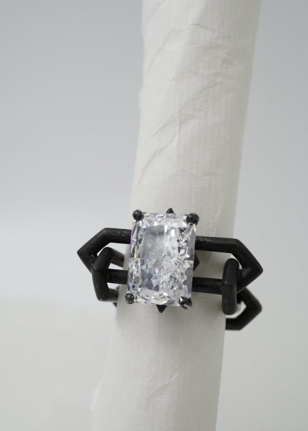 Ring - Bone II- Oxidised