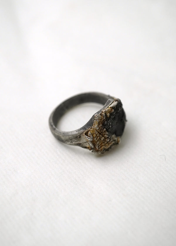 Silver Signet Ring - Signet I Dark