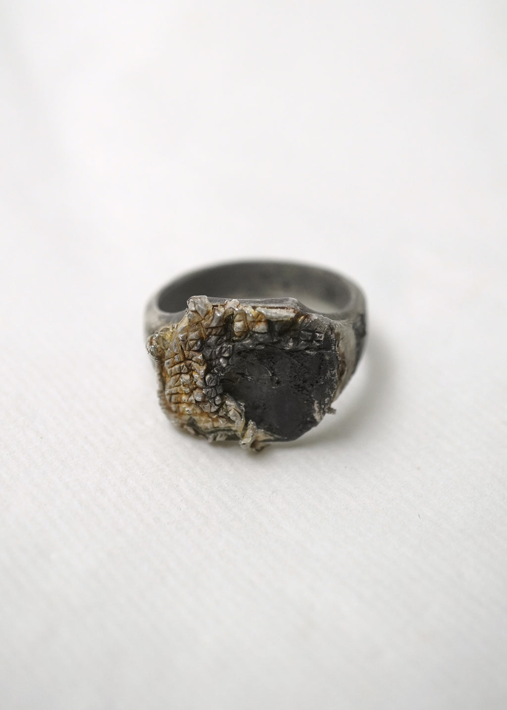 Silver Signet Ring - Signet I Dark