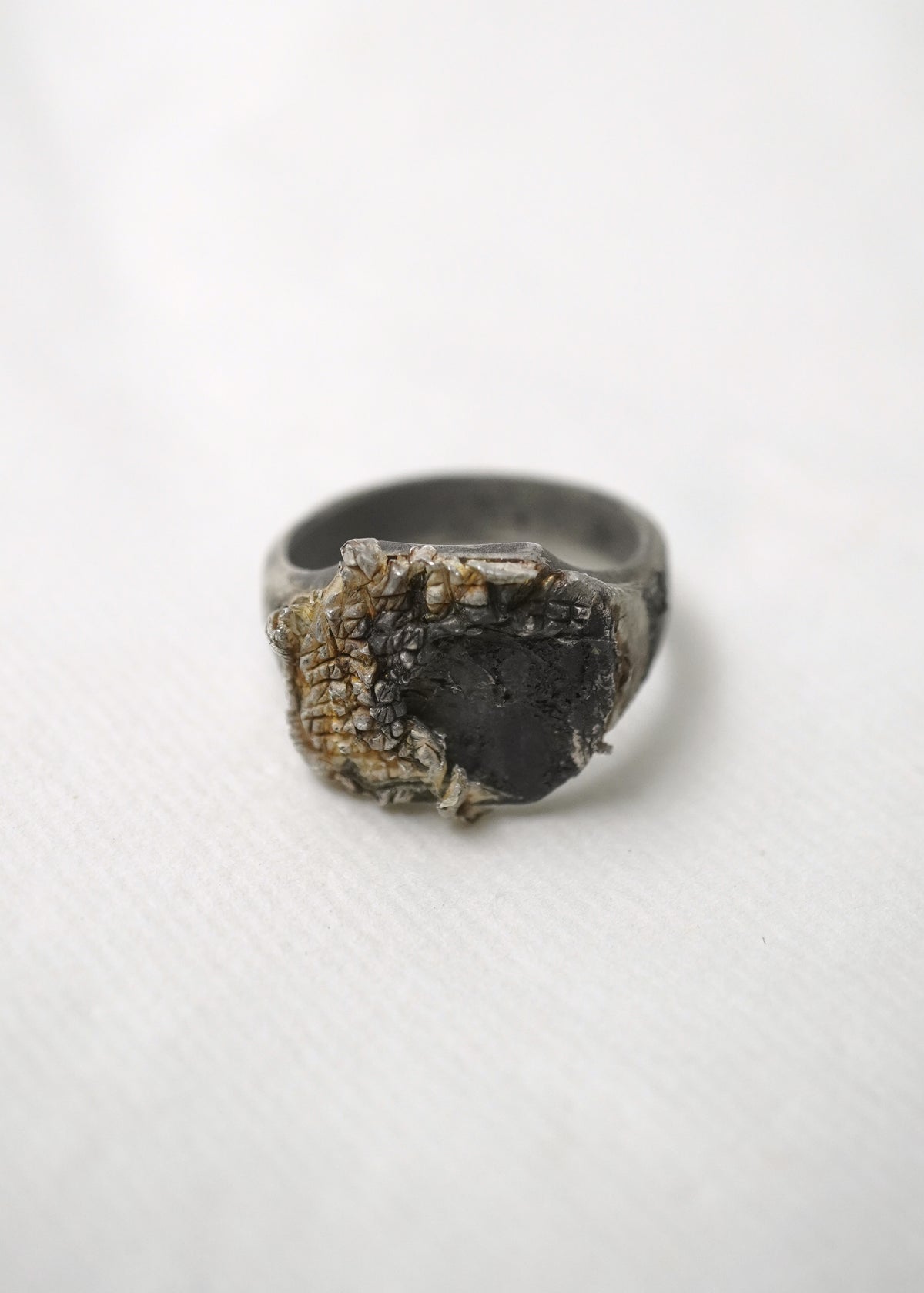 Silver Signet Ring - Signet I Dark