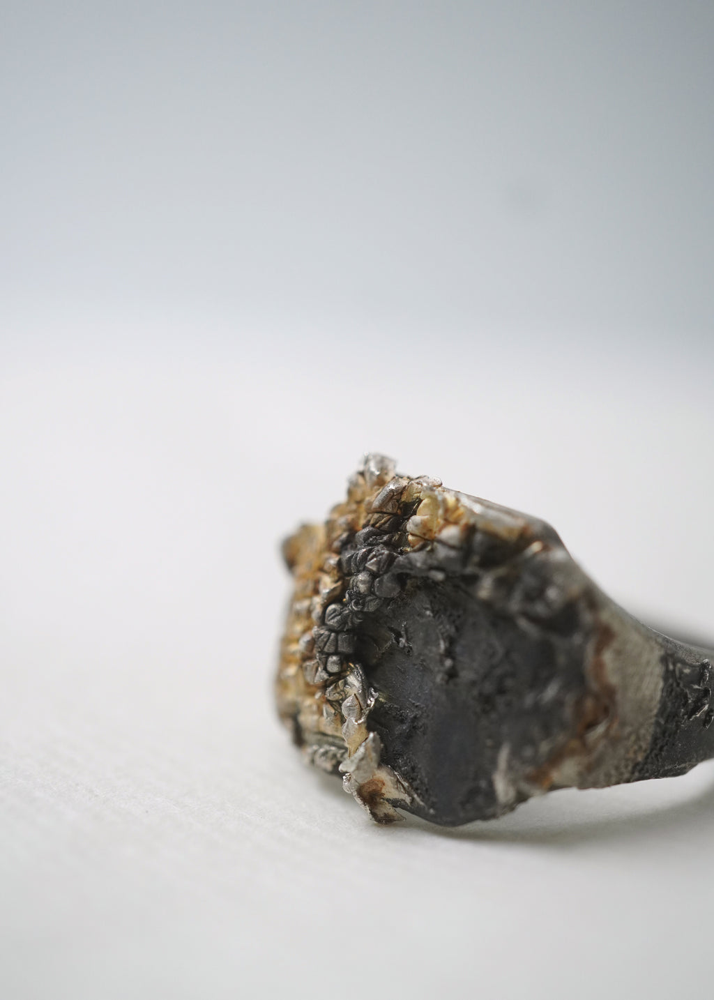Silver Signet Ring - Signet I Dark