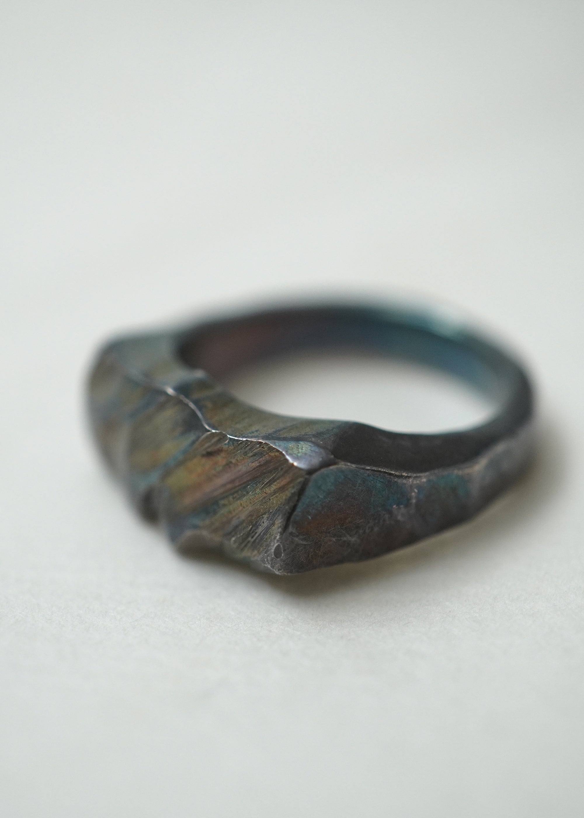 Ring - Rock I- Oxidised
