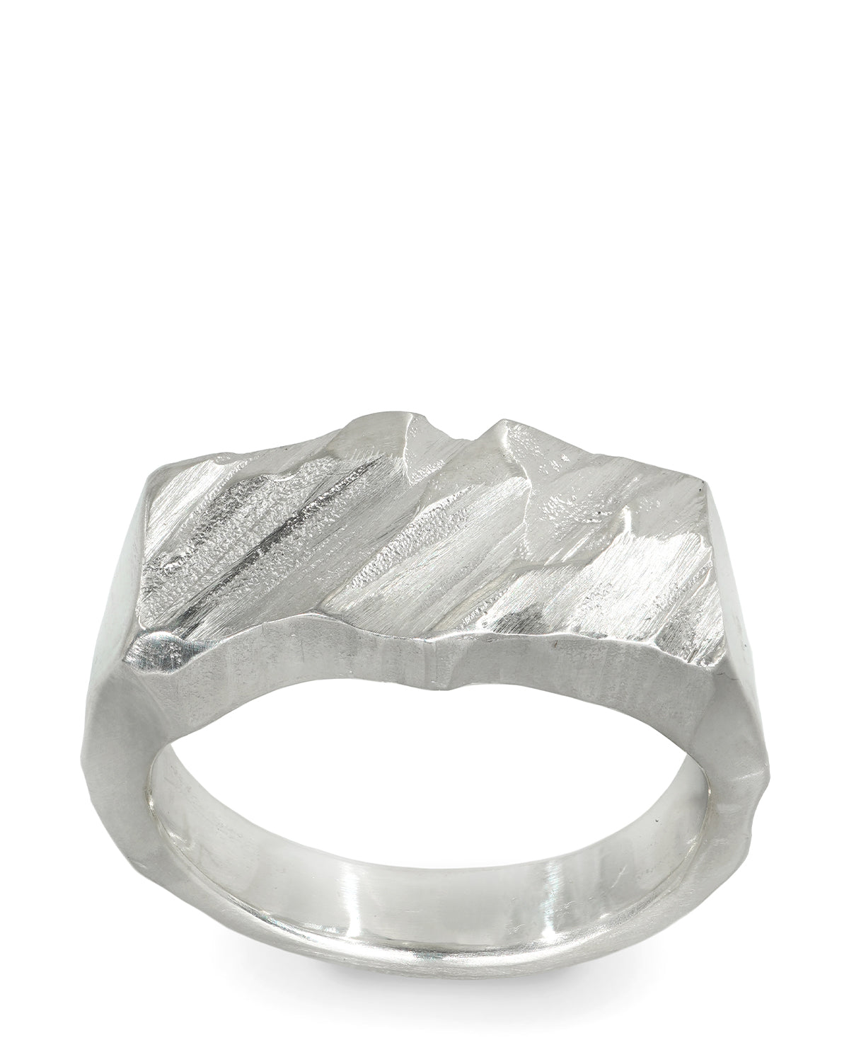Rock I Silver Ring