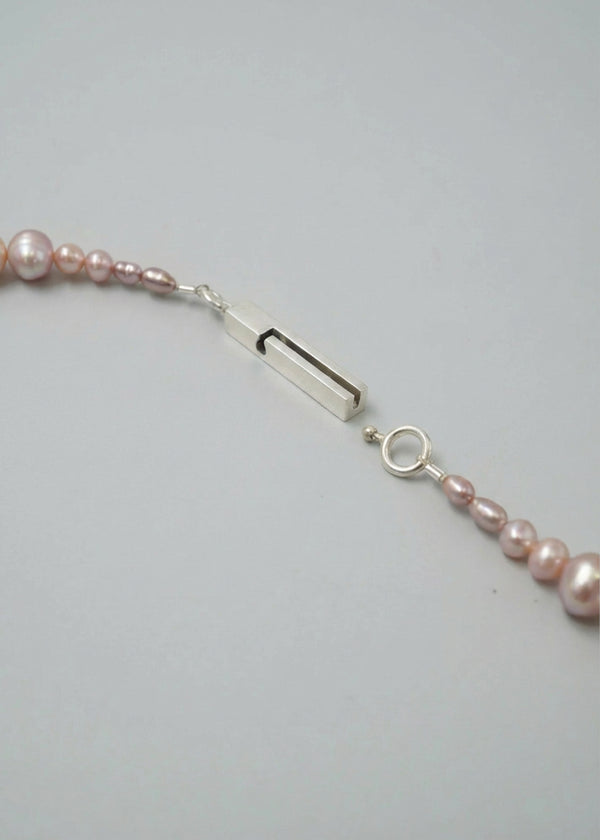 Limited Edition- Monolith Pattern Necklace in Pink