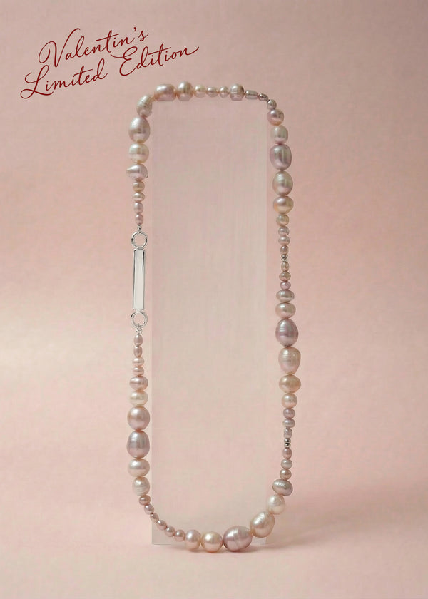 Limited Edition- Monolith Pattern Necklace in Pink
