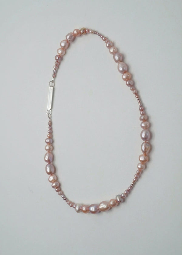 Limited Edition- Monolith Pattern Necklace in Pink