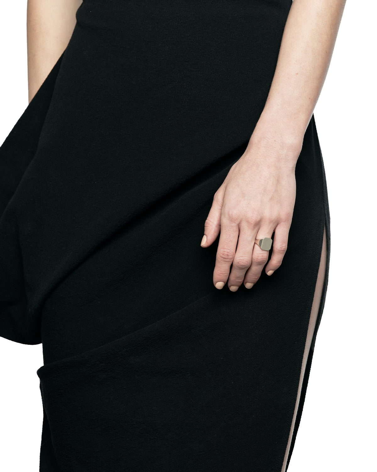 Signet I Silver Ring