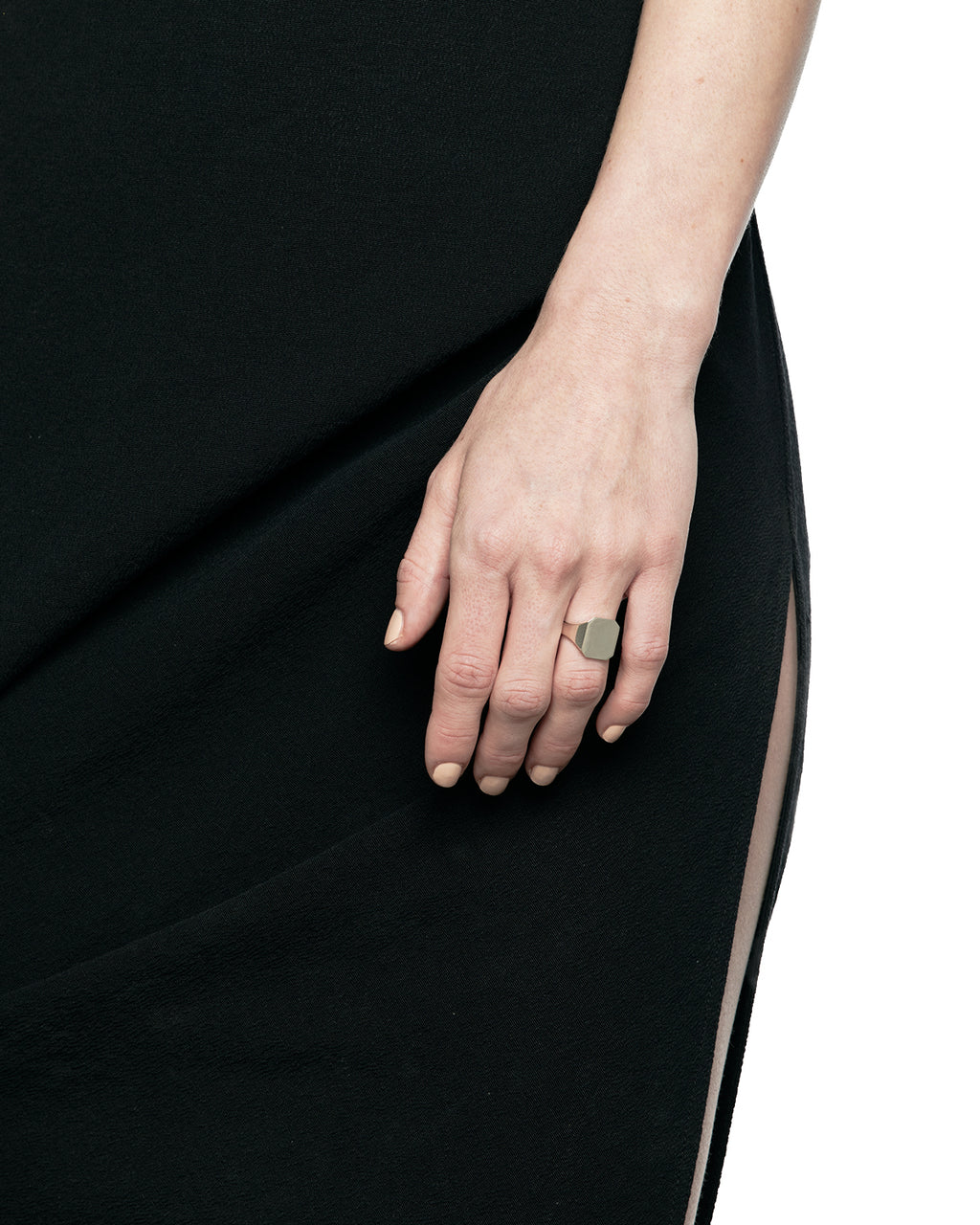 Signet I Silver Ring