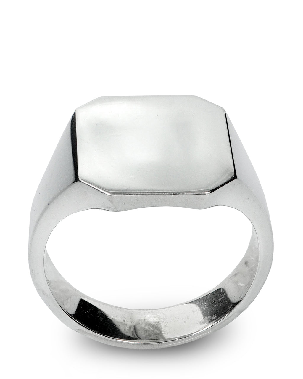 Signet I Silver Ring