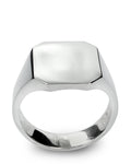 Signet I Silver Ring