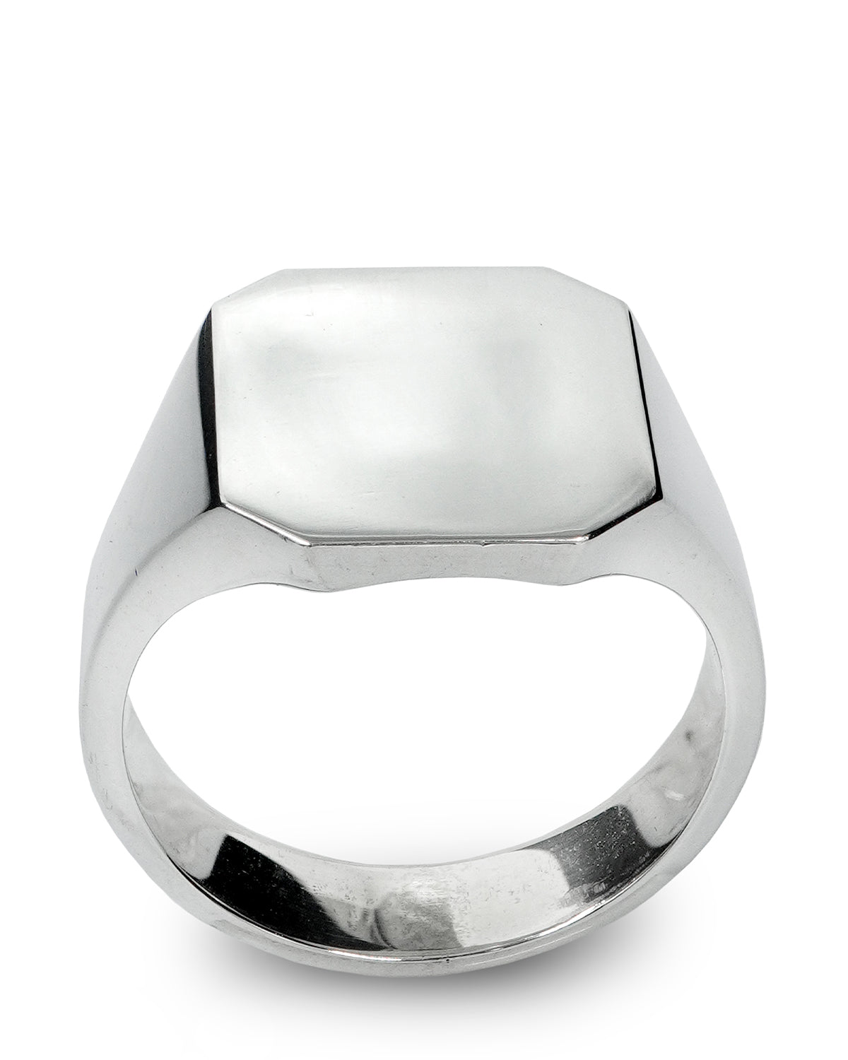 Signet I Silver Ring