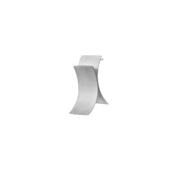 Silver Matte Earring- Xuan Earring I