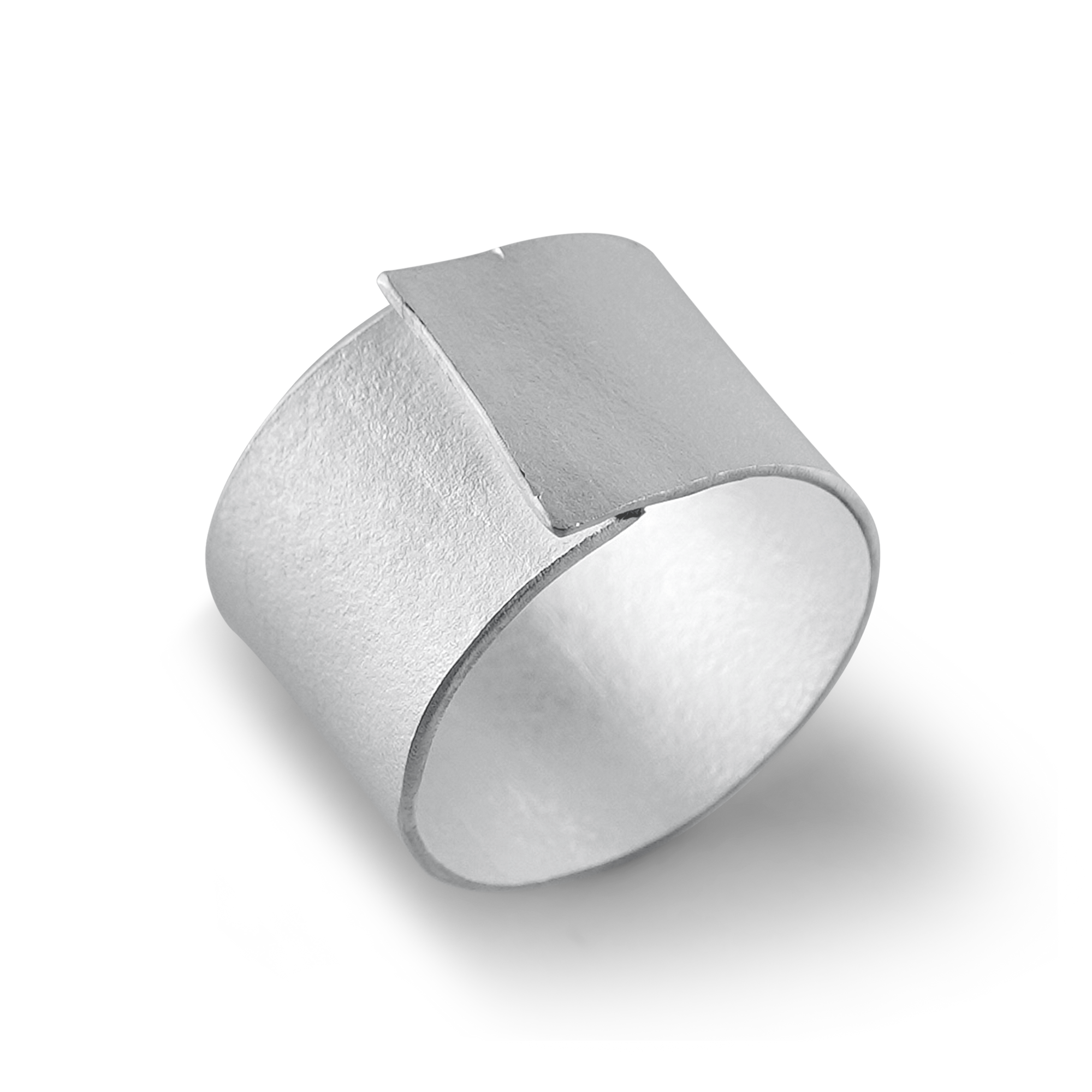 Silver Matte Band Ring- Xuan Ring III